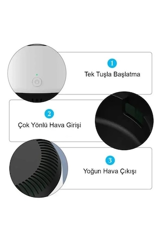 Lunaev Hava Temizleyici Küllük Hs-28 İç Mekan Ev Ofis Araba Oto Küllükler