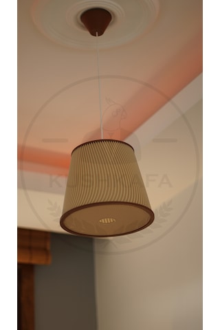 Modern Avize Waves Nude Özel Tasarım Premium Aydınlatma Bej - Krem