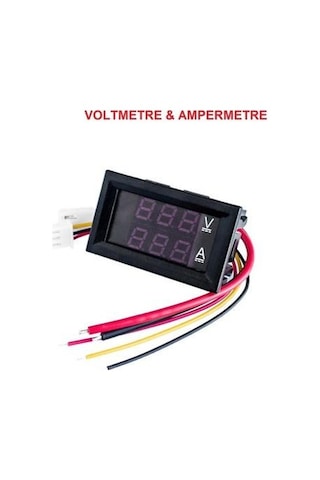 Voltmetre & Ampermetre Dual Digital 0 30v / 0 100a G.y. Dc Şöntlü