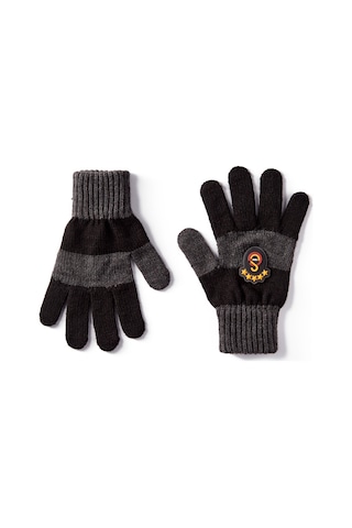 Gsstore Galatasaray Çocuk Eldiven C252199 Siyah - Gri