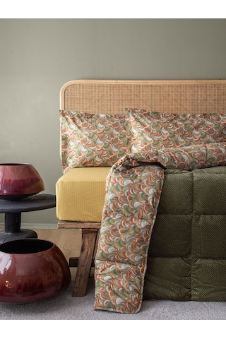 Bedline Softly Uyku Seti Çift Kişilik İris Olive Yeşil