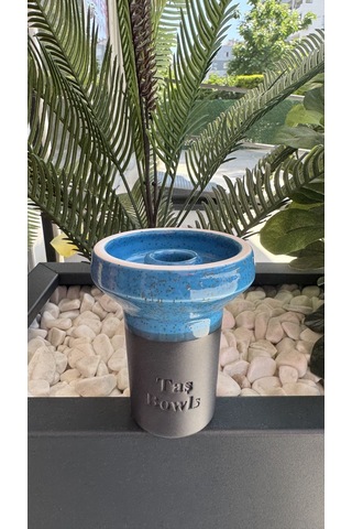 Taş Bowls Nargile Lülesi Phunnel Büyük Boy / Mavi