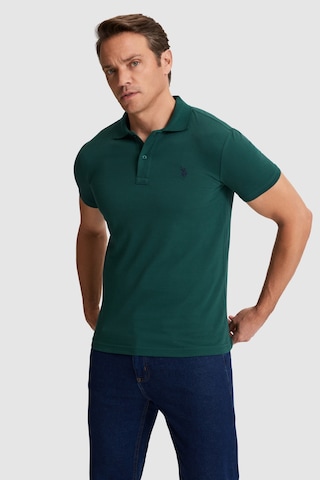 U.s. Polo Assn. Erkek Koyu Yeşil Tişört Basic 50322347-vr079 Koyu Yesıl
