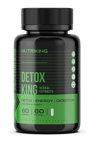 Nutriking Detox King Herbal Extracts 60 Kapsül Bitkisel Detoks Desteği Aromasız