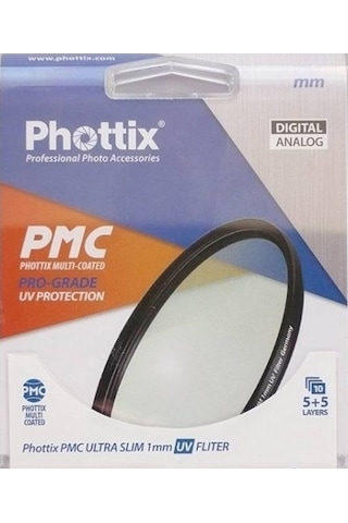 Phottix 55 MM PMC Ultra Slim UV Protection Filtre