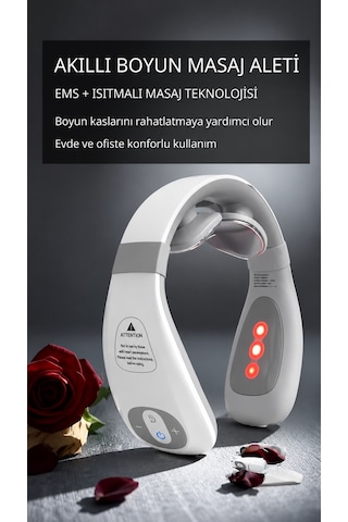 Eldi Medikal 6 Modlu Isıtmalı Wellness Teknolojisi Boyun Ve Omuz Masaj Cihazı