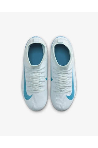 Nike Jr. Mercurial Superfly 10 Club Çocuk Kramponu Dar Kalıp Mavi