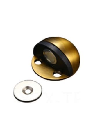 Yaozixa Stanyum Çelik Manyetik Kapı Durdurucu - Zemin Ve Duvarı Korumak İçin, İki Kurulum Yöntemi, Ev Otel Banyo Uygun, Dayanıklı Sarı Krom