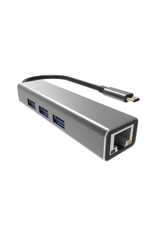 Vcom Dh311a Type-c To Usb3.0-3+rj45 Çoklayıcı Kdo