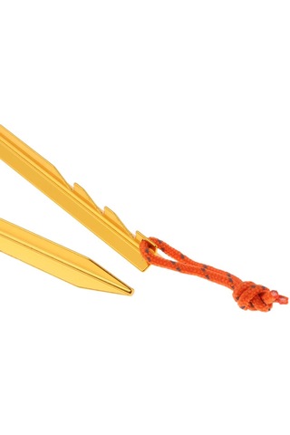 Homyl 10 Parça Alüminyum Alaşımlı Çadır Kazıkları Sarı Sarı