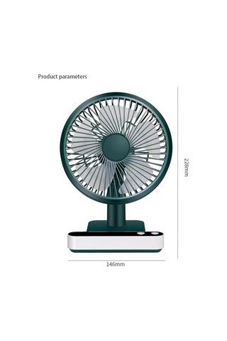 Masaüstü Usb Mini Fan - Yeşil 5759 Yeşil