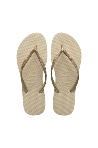 Havaianas Slim Terlik - Sand Grey/light Golden-6336 Dore