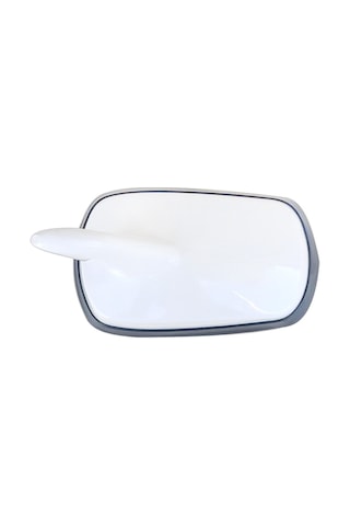 Balık Sırtı Yapıştırma Süs Anteni Dekoratif Oto Anten Audi Tip 9cm Beyaz Üniversal YES-030