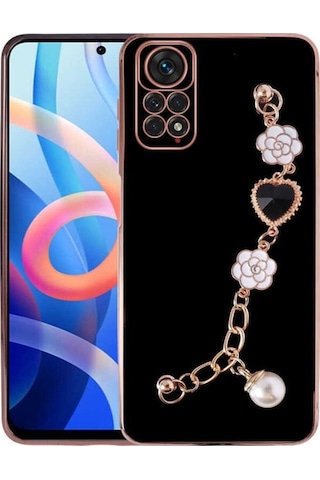 Xiaomi Redmi Note 12 Pro 4g Kılıf El Tutamaçlı Kamera Korumalı Zore Taka Silikon Kapak Siyah