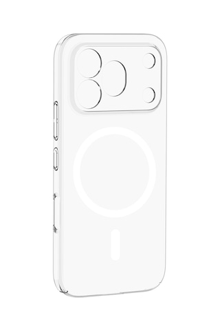 Maks Technology Honor 600 Pro 5g Kamera Korumalı M-safe Şarj Özellikli Şeffaf Mkst London Sert Pc Kapak - Şeffaf
