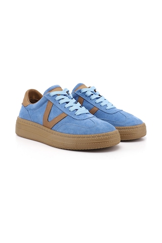 Gönderi(R) Gönderi R Kadın Mavi Süet Bağcıklı Hakiki Deri Sneaker Dyza85245736