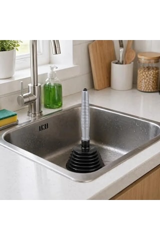 25 Cm Körüklü Lavabo Pompası, Tıkanıklık Açma İçin Etkili Vakumlu Pompa