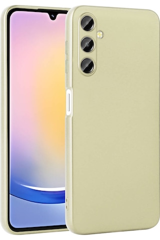 Zore Galaxy Uyumlu A25 Kılıf Premier Silikon Kapak - Rose Gold Rose Gold