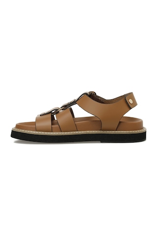 Nine West Hermon 5fx Taba Kadın Kalın Taban Sandalet 000000000101944630 Taba