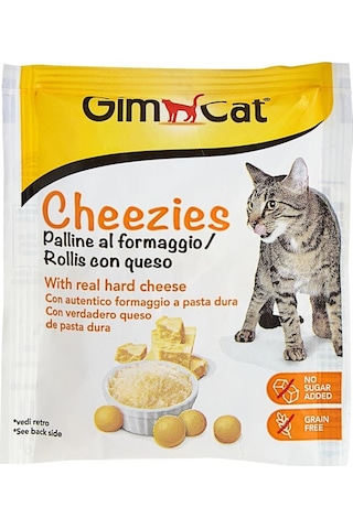 Gimcat Cheezies Peynirli Kedi Ödül Tableti 10 G
