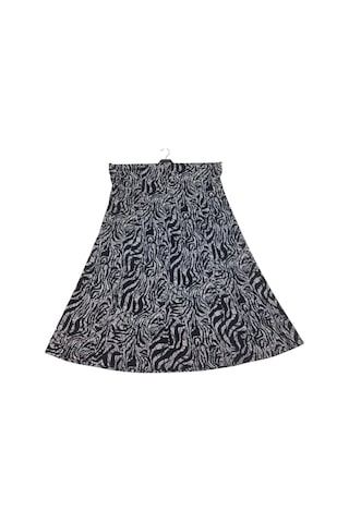 Kadın Büyük Beden Beli Lastikli Balık Etek Lacivert