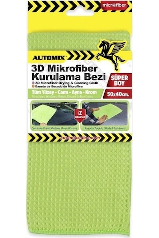 Mikrofiber 3d Kurulama Bezi 50x40 Cm