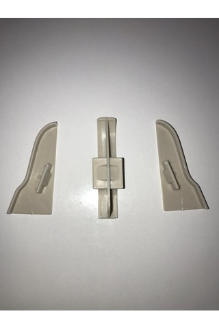 Laminat Parke Süpürgelik Köşe Bağlantı Elemanı 6 CM Beyaz  Renk