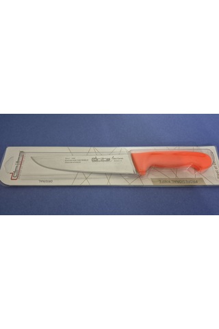 Fibrox Kaymaz Saplı Kasap Bıçağı 20 Cm No.4 Hulusi - Drita Bıçak 40mm X 200mm X 3mm 10151.20 Turuncu Renk