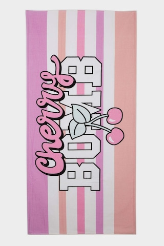 Defacto Kız Çocuk Çizgili Pamuklu Plaj Havlusu E3910a825smpn1 Pembe