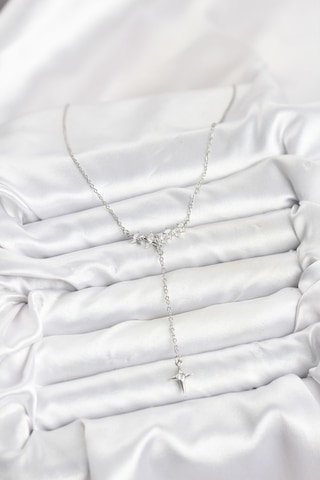 316l Çelik Zincir Gümüş Renk Yıldız Model Y Kadın Kolye Renkli