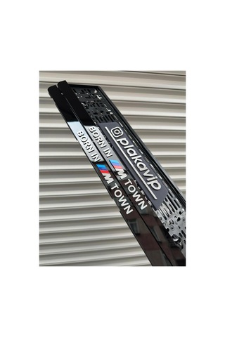 App Plakalık 2 Adet Mat Piano Black Bmv Plakalık Uyumlu - 842410694