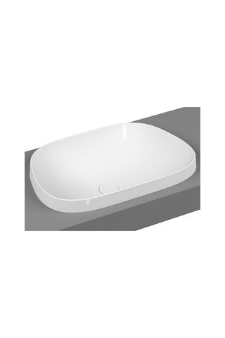 VitrA Frame 5653B401-0016 Tezgah Üstü TV Lavabo Mat Beyaz 58 CM