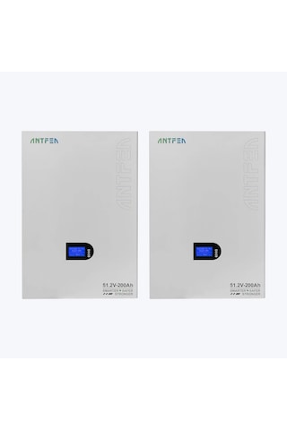 Antfea 51.2v 200ah Lifepo4 Wall Batarya 2 Adet - 20.48 Kwh