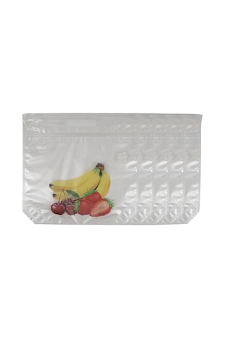 Palpak Meyveleri Taze Tutan Büyük Boy Kilitli Koruma Poşeti 5'li 30 x 33 CM