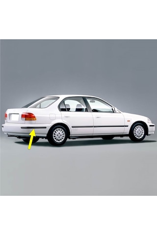 Honda Civic Sedan 96-00 Sağ Arka Tampon Köşe Bandı Çıtası Kuşağı