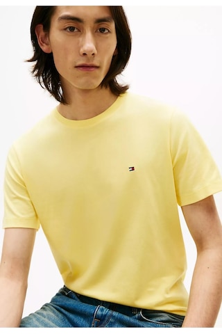 Tommy Hilfiger Erkek Marka Logolu Günlük Kullanıma Uygun Sarı T-shirt Mw0mw39995 Zf0-15059