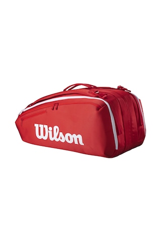 Wilson Super Tour 15pk 2025 Kırmızı Tenis Çantası Wr8036601001