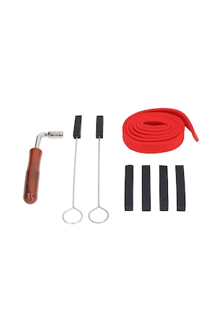 Hfambition Piyano Akort Aleti Seti: Silikon Ve Metal Malzeme, Kolay Kullanıma Uygun, Profesyonel Ve Öğrenci İçin 8 Parça Anahtar, Zil, Zıplama Bandı