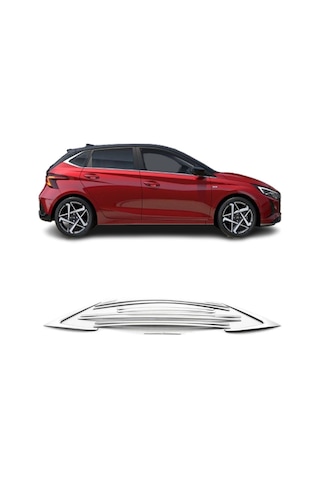 Hyundai İ20 Cam Çıtası Komple Set Çerçevesi Kromu Nikelajı 2020 Sonrası