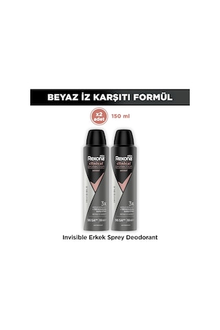 Rexona Men Clinical Protection Spray Deodorant Invisible 150 Ml X2