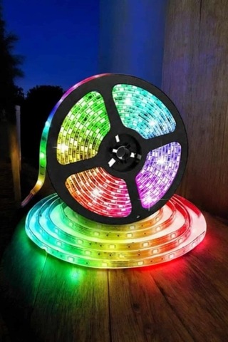 Bfs 5m Rgb Işıklı Her Ortama Uygun Led Işık Çok Renkli