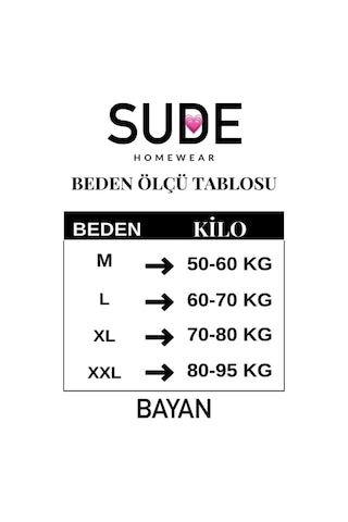 Sude Kadın Gömlek Önden Düğmeli Polar Desenli Pijama Takımı P200/353 001