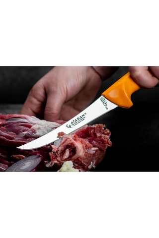 Atasan Gold Serisi Eğri Kemik Sıyırma 15 CM Sarı