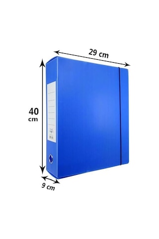 Arşiv ve Proje Kutusu 29 x 40 x 9 CM Mavi 25li