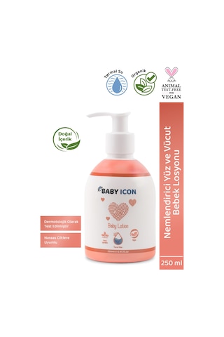 Baby Icon Yüz Ve Vücut Bebek Nemlendirici Losyon 250 ML