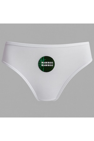 Bikini Bambo Kumaş Kadın 2614 Beyaz