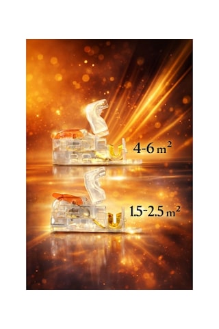Nexo T Tipi Hızlı Bağlantı Konnektörü 1.5 2.5 Mm² 10 adet