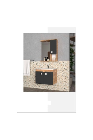 Evros Deko 65 Cm Banyo Dolabı Siyah