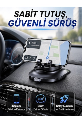 Bay Katlanabilir Araç İçi Telefon Tutucu Gizli Numaratörlü Telefon Standı Najmaddin 05757254
