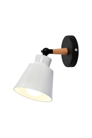 Homyl Modern Duvar Lambası Yatak Odası Koridor Kapalı Beyaz Beyaz